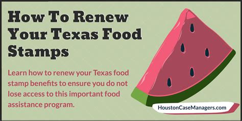 Texas Food Stamp Renewal